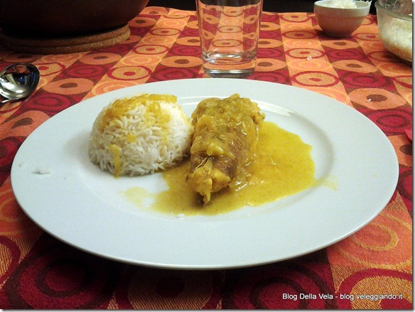 Zuppa di pesce al curry