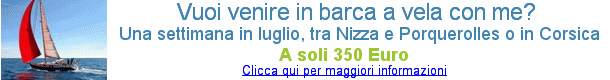 Weekend o settimana in barca a vela